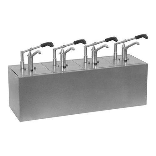 Saus dispenser rvs - 4x 1/6GN, Zakelijke goederen, Horeca | Keukenapparatuur, Nieuw in verpakking, Verzenden