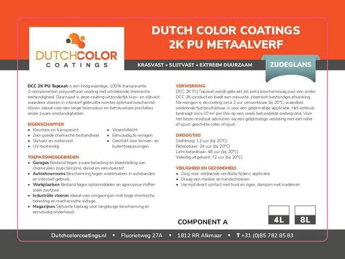 DCC 2K PU Topcoat - Zijdeglans 5L, Doe-het-zelf en Verbouw, Verf, Beits en Lak, Verf, Overige kleuren, Nieuw, Minder dan 5 liter