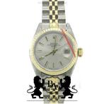 Rolex Oyster Perpetual Lady Date 6917/3 Goud Staal 26mm, Gebruikt, Rolex, Polshorloge, Ophalen of Verzenden