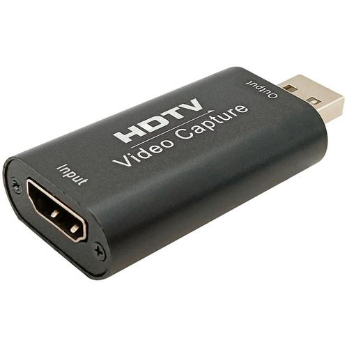 Video Capture Card - HDMI naar USB 2.0 - 1080p@30Hz - Zwart, Computers en Software, Videokaarten, Nieuw, Verzenden