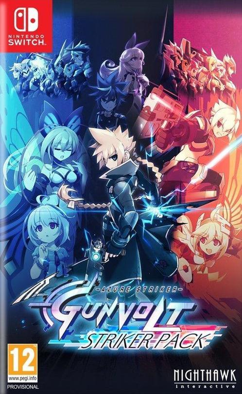 Azure Striker Gunvolt: Striker Pack Switch Morgen in huis!, Spelcomputers en Games, Games | Nintendo Switch, 1 speler, Zo goed als nieuw