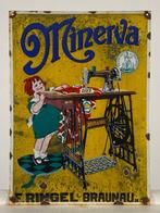 Minerva - Reclamebord - Gemaakt van 1,5 mm ijzer en emaille