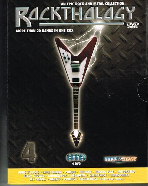 dvd muziek - Various - Rockthology 4 4-DVD Box, Cd's en Dvd's, Dvd's | Muziek en Concerten, Verzenden