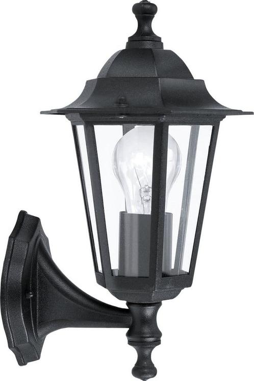 EGLO Laterna 4 Wandlamp - Voor buiten - 1 Lichts - Zwart -, Huis en Inrichting, Lampen | Wandlampen, Zo goed als nieuw, Ophalen of Verzenden