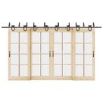 vidaXL Doos met onderdelen voor schuifdeur 400 cm staal, Doe-het-zelf en Verbouw, Verzenden, Nieuw