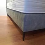 De Vries Home 2L boxspring, 160x200cm, Ophalen of Verzenden, 200 cm, Grijs, 160 cm