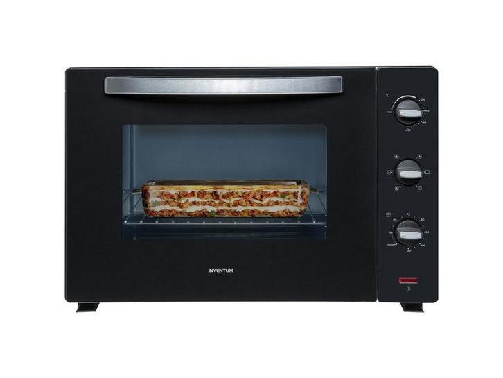 Inventum OV607B - Heteluchtoven - 60 liter - Zwart, Witgoed en Apparatuur, Ovens, Zo goed als nieuw, Verzenden