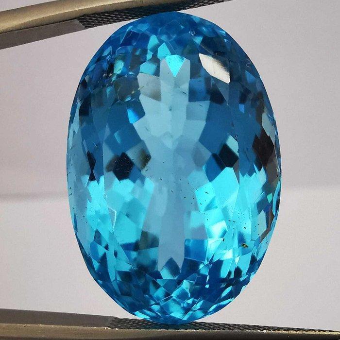 Zonder Minimumprijs Topaas - 36.34 ct - Antwerp Laboratory, Sieraden, Tassen en Uiterlijk, Edelstenen