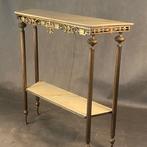 Étagère - Gepatineerd brons, Carrara marmer, Antiek en Kunst, Curiosa en Brocante