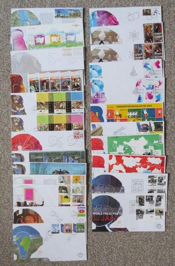 Nederland 2004/2007 - 4 complete jaargangen FDCs beschikbaar voor biedingen
