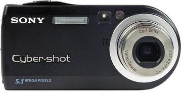 Sony Cyber-shot DSC-P120 Digitale Compact Camera - Zwart beschikbaar voor biedingen