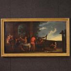 Italiaanse school (XVII) - Scena di genere, bamboccianti -