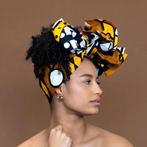 Afrikaanse Mosterd Gele Samakaka hoofddoek - headwrap, Ophalen of Verzenden, Nieuw