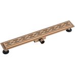 Douchegoot met Rooster - Leoni Trun - 70cm - Vloerflens -, Ophalen of Verzenden, Nieuw, Rvs