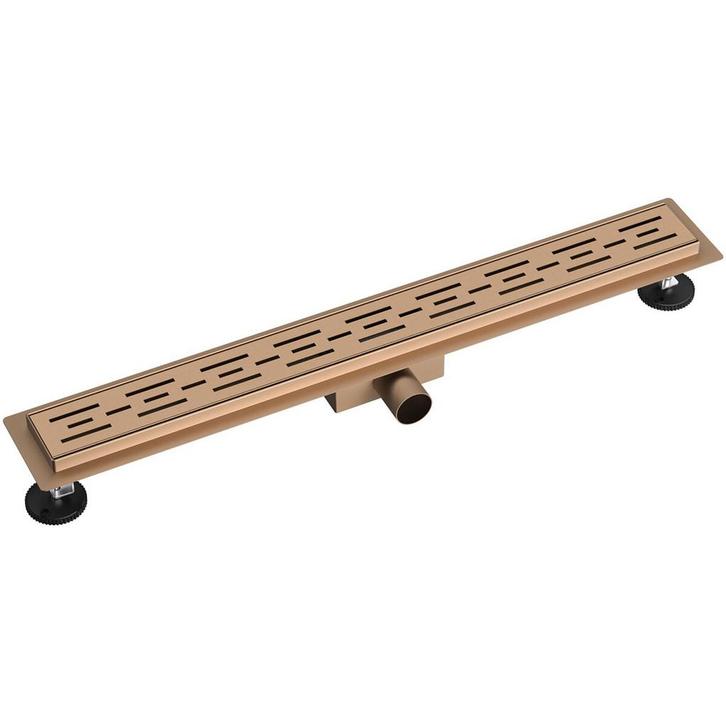 Douchegoot met Rooster - Leoni Trun - 70cm - Vloerflens -, Doe-het-zelf en Verbouw, Sanitair, Nieuw, Rvs, Ophalen of Verzenden