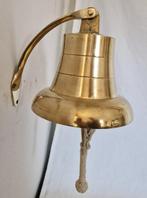 Scheepsbel - Messing, Brons - Met beugel en allemansend