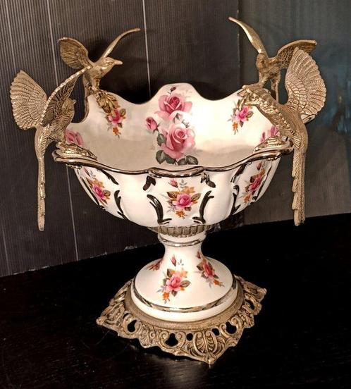 stile Liberty, 33 cm 4,2 kg - Tafelmiddenstuk - Metaal,, Antiek en Kunst, Curiosa en Brocante