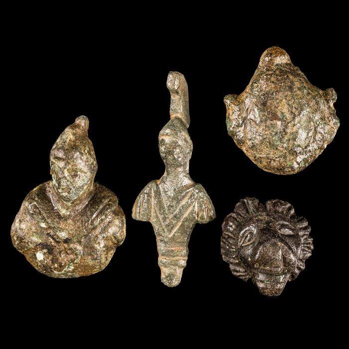 Oud-Romeins Groep bronzen monturen (Zonder Minimumprijs), Antiek en Kunst, Antiek | Overige Antiek