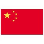 Gevelvlag/vlaggenmast vlag China 90 x 150 cm - China versi.., Hobby en Vrije tijd, Feestartikelen, Ophalen of Verzenden, Nieuw