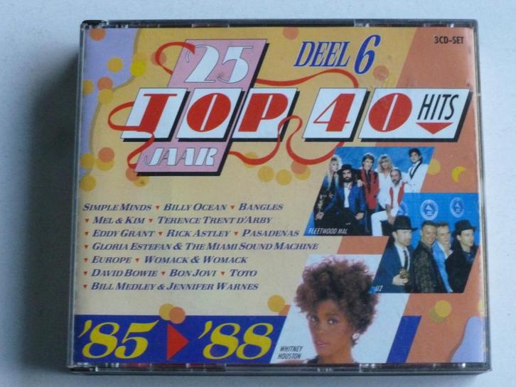 25 Jaar Top 40 Hits - 1985 / 1988 (3 CD), Cd's en Dvd's, Cd's | Pop, Zo goed als nieuw, Verzenden