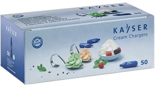 Slagroompatronen | 50 Stuks Kayser, Zakelijke goederen, Horeca | Keukenapparatuur, Nieuw in verpakking, Verzenden
