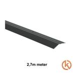 Overgangsprofiel zelfklevend 8mm zwart - 2,7m, Doe-het-zelf en Verbouw, Ophalen of Verzenden, Nieuw