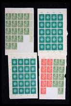 Duitse Rijk 1943/1944 - Duitse Rijk velletjes inclusief MNH!, Postzegels en Munten, Postzegels | Europa | Duitsland, Gestempeld