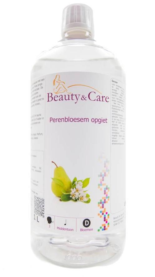 Beauty & Care Perenbloesem opgiet 1 L.  new, Sport en Fitness, Sauna, Fins of Traditioneel, Toebehoren, Nieuw, Ophalen of Verzenden