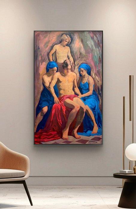 Cosmin Marian Guta (1994) - “Inter Umbra et Gratia” - XXL, Antiek en Kunst, Kunst | Schilderijen | Modern