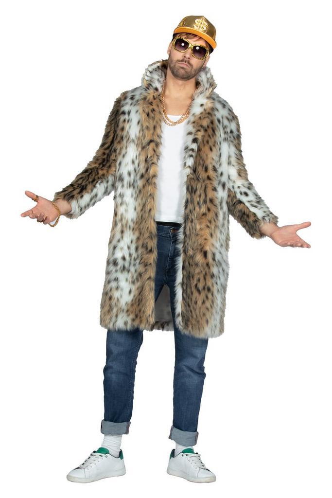 Bontjas Pimp Panter Lang Icelike, Kleding | Heren, Carnavalskleding en Feestkleding, Nieuw, Ophalen of Verzenden