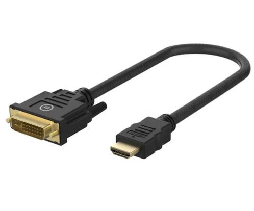 BlueBuilt HDMI naar DVI-D Dual Link-kabel 2 meter, Audio, Tv en Foto, Audiokabels en Televisiekabels, Ophalen of Verzenden