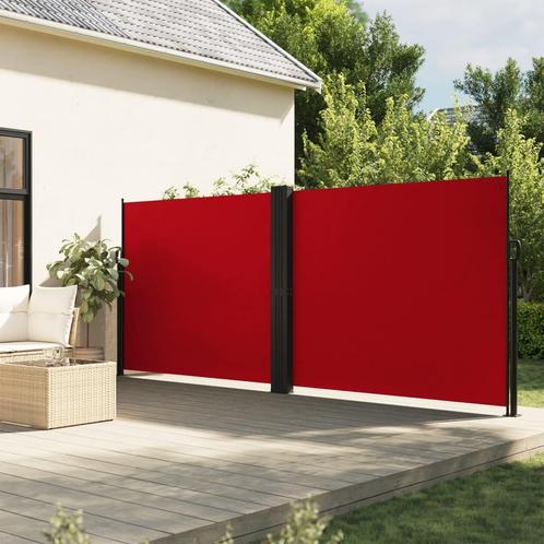 vidaXL Windscherm uittrekbaar 180x1200 cm rood, Tuin en Terras, Zonneschermen, Nieuw, Verzenden