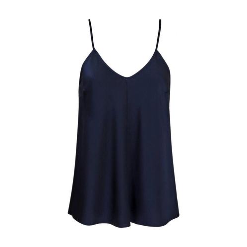 Forte_Forte • donkerblauwe zijden top • L (III), Kleding | Dames, Tops, Blauw, Nieuw, Maat 42/44 (L), Verzenden