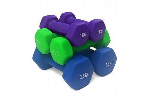 Dumbell combinatie set 10 kg totaal - met koffer, Sport en Fitness, Fitnessmaterialen, Nieuw, Ophalen of Verzenden