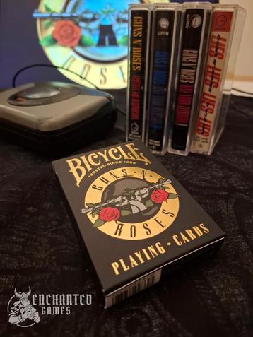 Bicycle Guns N’ Roses speelkaarten – officieel deck beschikbaar voor biedingen