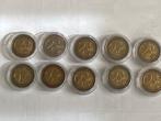 Europa. 2 Euro ND (10 monnaies avec sticker) (Zonder, Postzegels en Munten