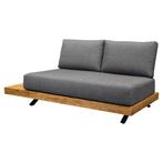 Robusto platform hoek loungeset 4 delig teak, Ophalen of Verzenden, Nieuw, Teakhout