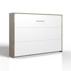 Juist Horizontaal Opklapbed Breedte 140cm - San Remo/Wit, Huis en Inrichting, Slaapkamer | Bedden, Verzenden, Nieuw