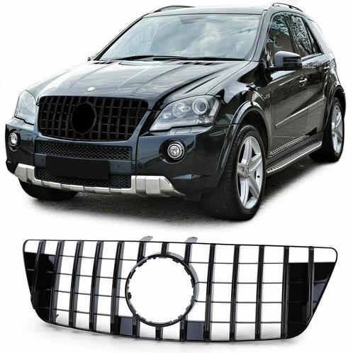 ACTIE! Glans Zwarte Grill Mercedes ML W164 07/2008-2011 J411, Auto-onderdelen, Carrosserie en Plaatwerk, Nieuw, Mercedes-Benz