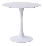 Ronde Witte Eettafel Ø80 cm – Scandinavisch Design, Huis en Inrichting, Verzenden, Nieuw