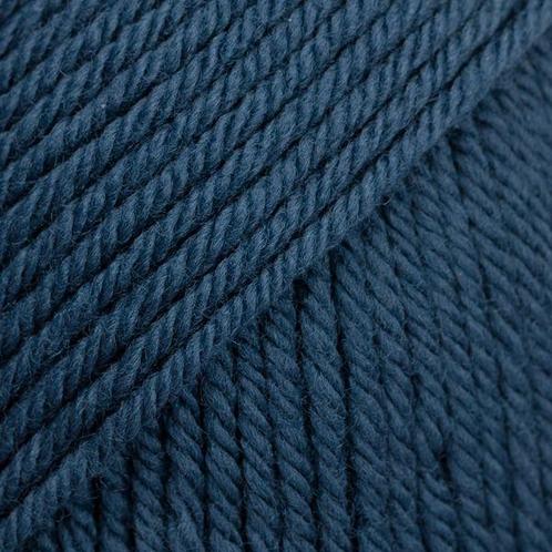 DROPS Daisy Uni Colour - 19 marineblauw - Merino Garen, Hobby en Vrije tijd, Breien en Haken, Ophalen of Verzenden