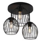 Industriële plafondlamp zwart, Wiro, Ophalen of Verzenden, Nieuw, Metaal, Industrieel