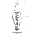 Set van 8 LED kaarslampen vlam E14 | 2 watt dimbaar | 2000K, Huis en Inrichting, Lampen | Losse lampen, Verzenden, Overige typen