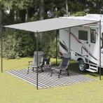 vidaXL Tenttapijt 300x400 cm antracietkleurig en wit, Caravans en Kamperen, Nieuw