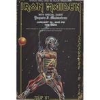 Concert Bord - Iron Maiden Somewhere In Time Tour 87, Nieuw, Ophalen of Verzenden, Poster, Artwork of Schilderij