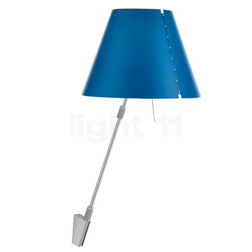 Luceplan Costanza Wandlamp, lampenkap petrol blauw - telesco, Huis en Inrichting, Lampen | Wandlampen, Nieuw, Verzenden