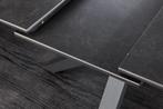 Uitschuifbare eettafel ETERNITY 160-200cm grafietgrijs, Huis en Inrichting, Tafels | Eettafels, Ophalen of Verzenden, Nieuw
