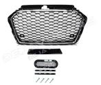 RS3 Look Front Grill Black/Chrome voor Audi A3 8V / S line /, Ophalen of Verzenden