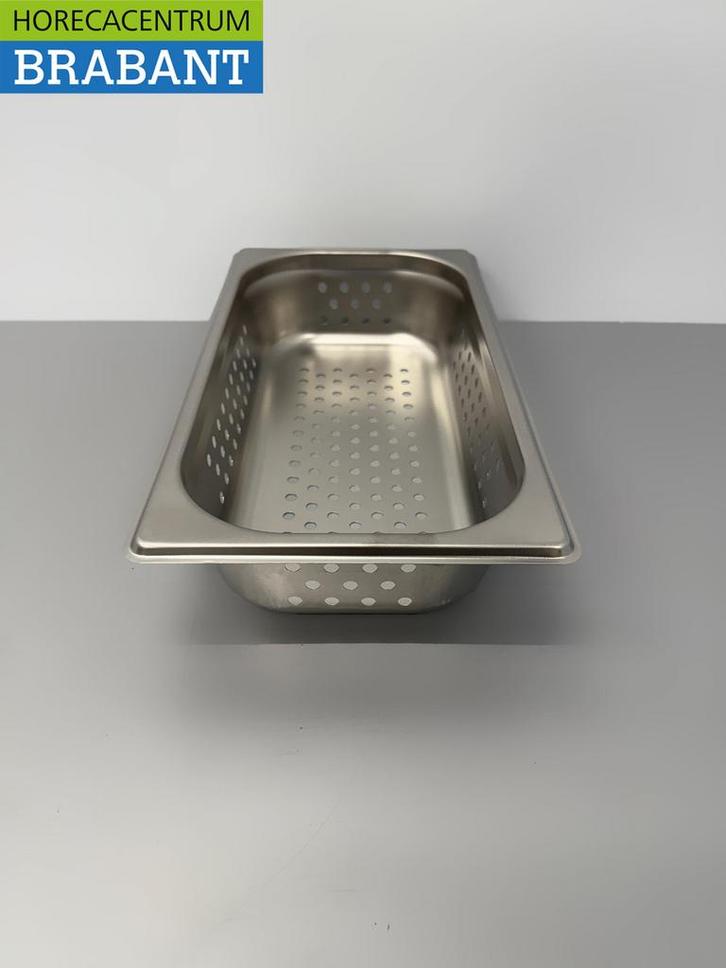 HCB RVS Geperforeerde gastronorm bak GN bak 1/3 Diepte 65 mm, Zakelijke goederen, Horeca | Keukenapparatuur, Nieuw zonder verpakking