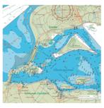 Kaartkussen Grevelingen - Brouwershaven, Watersport en Boten, Accessoires en Onderhoud, Ophalen of Verzenden, Nieuw
